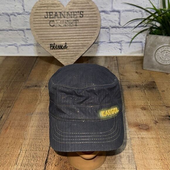 Kangol Glitter Denim Army Cap / Hat Size XL - Picture 7 of 9